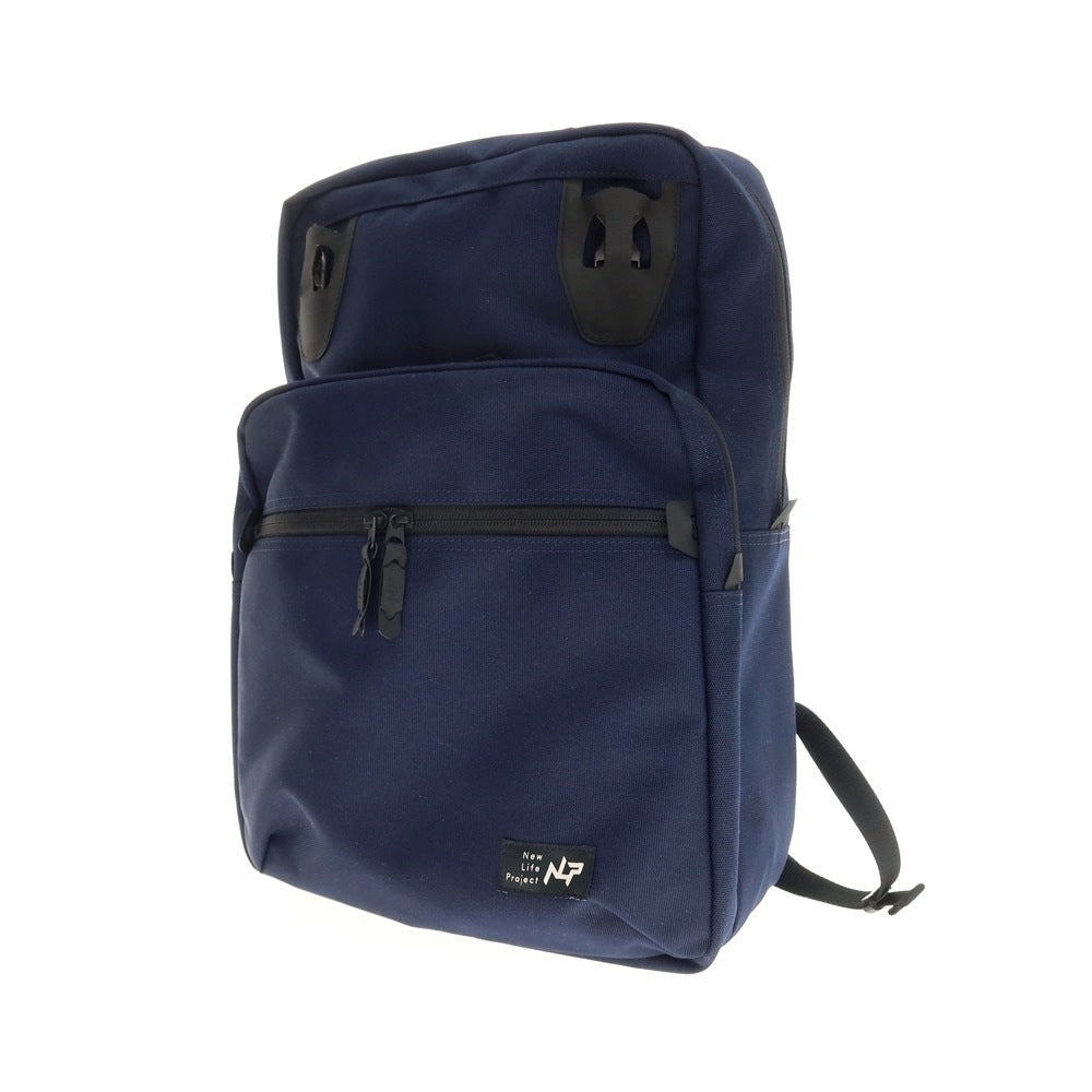 【中古】ニュー ライフ プロジェクト New Life Project ポリエステル系 バックパック・リュック ネイビー【 状態ランクB 】【 メンズ 】