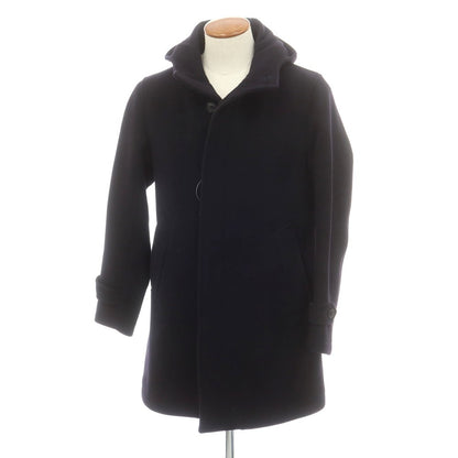 【中古】シップス SHIPS ウール フーデッドコート ダークネイビー【 M 】【 状態ランクB 】【 メンズ 】
