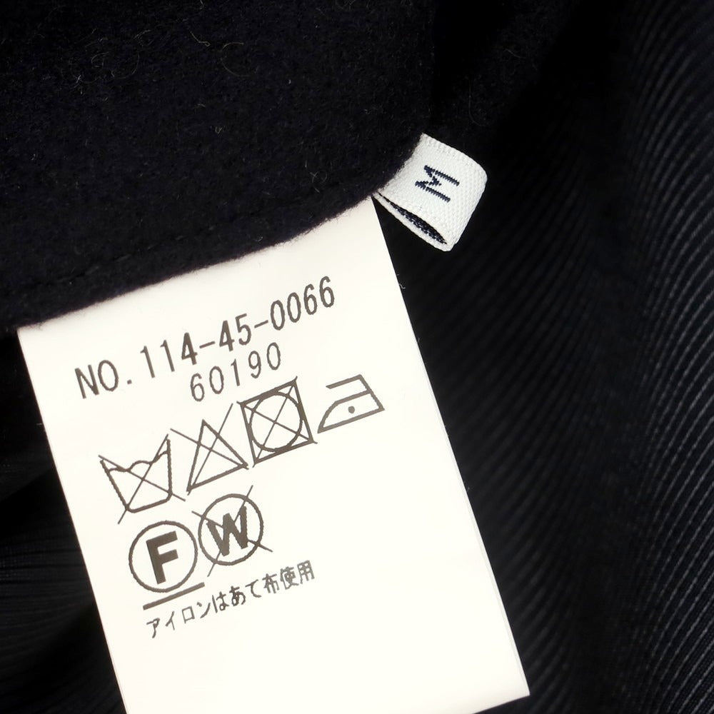 【中古】シップス SHIPS ウール フーデッドコート ダークネイビー【 M 】【 状態ランクB 】【 メンズ 】