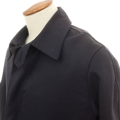 【中古】インターナショナルギャラリービームス International Gallery BEAMS コットン ステンカラーコート ダークネイビー【 48 】【 状態ランクC 】【 メンズ 】