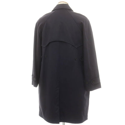 【中古】インターナショナルギャラリービームス International Gallery BEAMS コットン ステンカラーコート ダークネイビー【 48 】【 状態ランクC 】【 メンズ 】