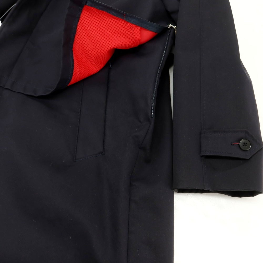 【中古】インターナショナルギャラリービームス International Gallery BEAMS コットン ステンカラーコート ダークネイビー【 48 】【 状態ランクC 】【 メンズ 】