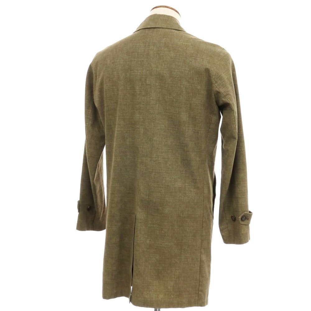 中古】シーラップ Sealup コットン ステンカラーコート オリーブ