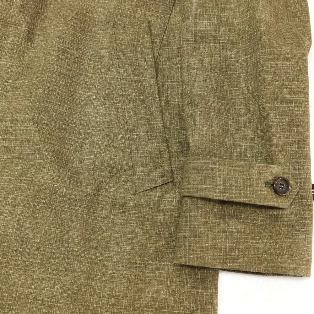 中古】シーラップ Sealup コットン ステンカラーコート オリーブ