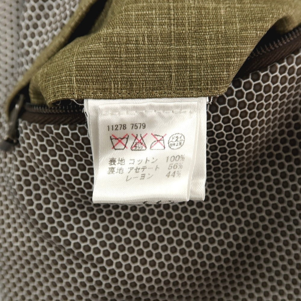 【中古】シーラップ Sealup コットン ステンカラーコート オリーブ【サイズ46】【 状態ランクB 】【 メンズ 】