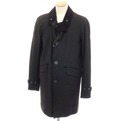 【中古】マイケルタピア MICHAEL TAPIA コットン ステンカラーコート ブラック【サイズS】【 状態ランクC 】【 メンズ 】