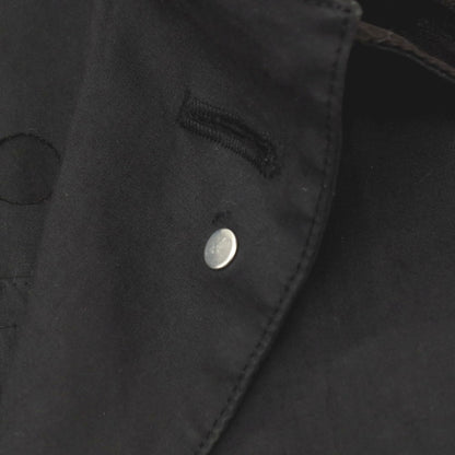 【中古】マイケルタピア MICHAEL TAPIA コットン ステンカラーコート ブラック【サイズS】【 状態ランクC 】【 メンズ 】