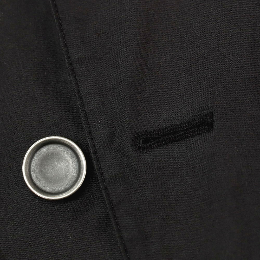 【中古】マイケルタピア MICHAEL TAPIA コットン ステンカラーコート ブラック【サイズS】【 状態ランクC 】【 メンズ 】