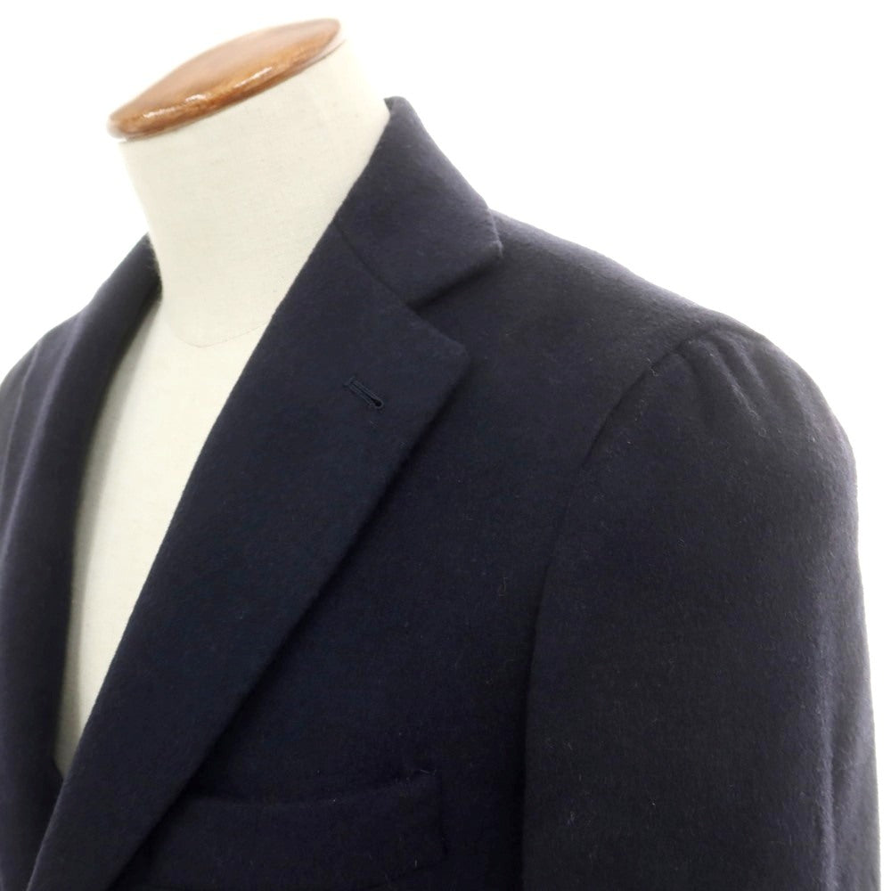 【中古】ルイジ ボレッリ Luigi Borrelli ウール 3B テーラードジャケット ネイビー【 46 】【 状態ランクB 】【 メンズ 】
