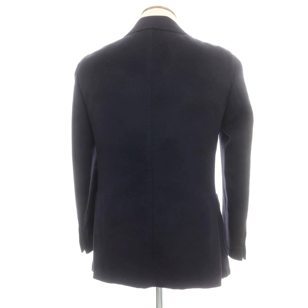 【中古】ルイジ ボレッリ Luigi Borrelli ウール 3B テーラードジャケット ネイビー【 46 】【 状態ランクB 】【 メンズ 】