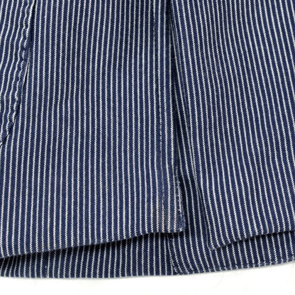 【中古】ボリオリ BOGLIOLI SOHO コットンナイロン ジャージー ストライプ 3B カジュアルジャケット ネイビーxホワイト【サイズ46】【 状態ランクC 】【 メンズ 】