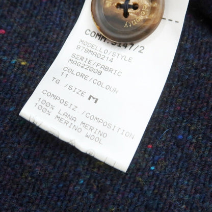 【中古】イレブンティ eleventy ウール ジャケット型 カーディガン ネイビー【 M 】【 状態ランクB 】【 メンズ 】