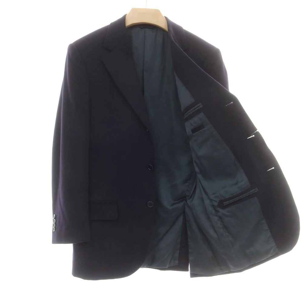 【中古】その他ブランド Brand COLOMBO社製 カシミヤ 3B テーラードジャケット ネイビー【 48 】【 状態ランクC 】【 メンズ 】