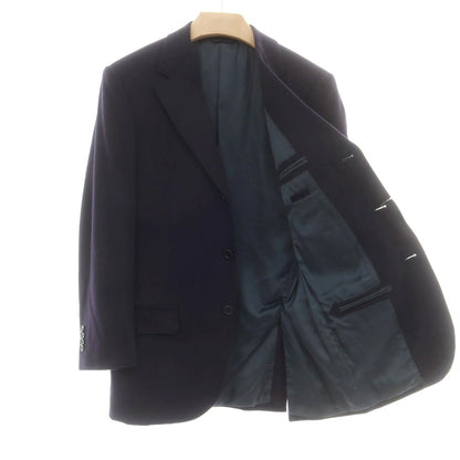 【中古】その他ブランド Brand COLOMBO社製 カシミヤ 3B テーラードジャケット ネイビー【 48 】【 状態ランクC 】【 メンズ 】
