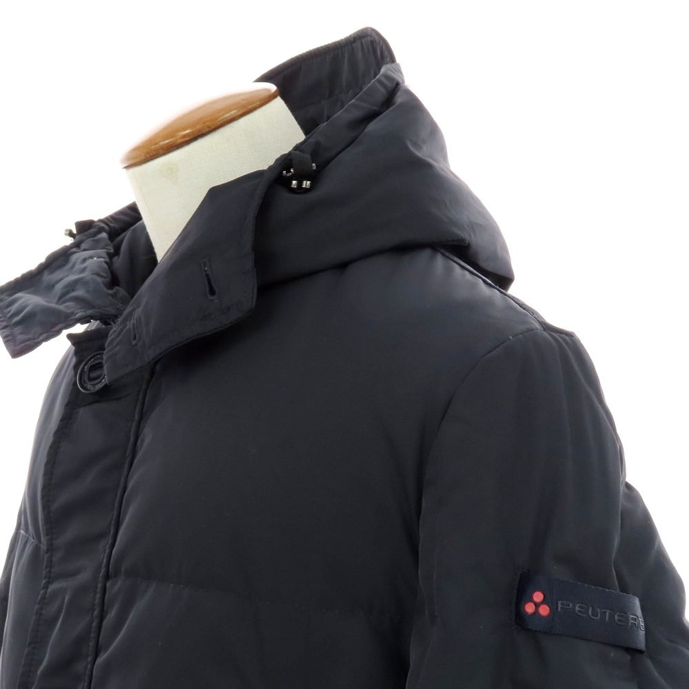 【中古】ピューテリー PEUTEREY ハリケーン ポリエステル ダウンジャケット ネイビー【 M 】【 状態ランクC 】【 メンズ 】