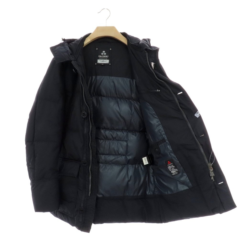 【中古】ピューテリー PEUTEREY ハリケーン ポリエステル ダウンジャケット ネイビー【 M 】【 状態ランクC 】【 メンズ 】