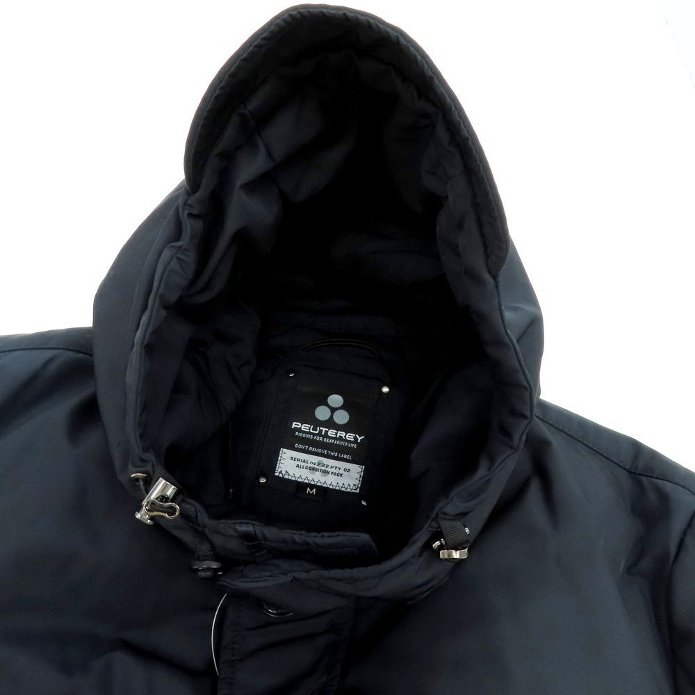 【中古】ピューテリー PEUTEREY ハリケーン ポリエステル ダウンジャケット ネイビー【 M 】【 状態ランクC 】【 メンズ 】