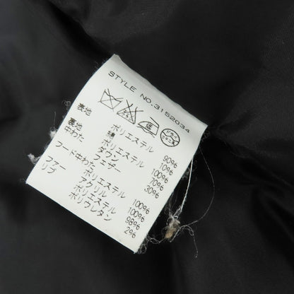 【中古】ショット schott ポリエステルコットン ファー ダウンジャケット オリーブ【 M 】【 状態ランクC 】【 メンズ 】