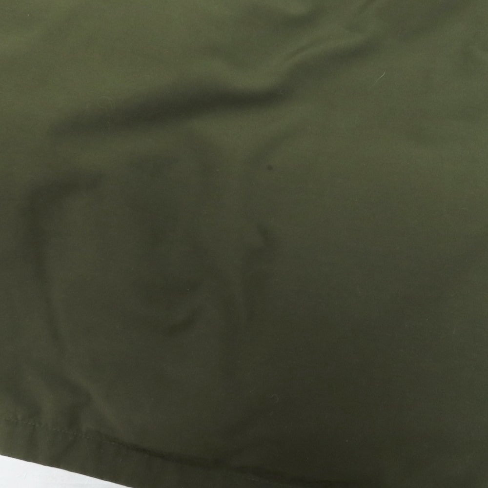 【中古】ショット schott ポリエステルコットン ファー ダウンジャケット オリーブ【 M 】【 状態ランクC 】【 メンズ 】