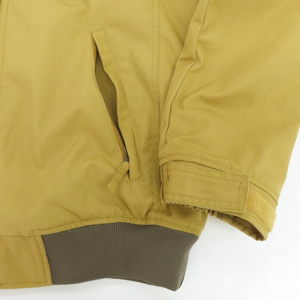 【中古】コロンビア Columbia ポリエステルコットン 内フリース フーデッドブルゾン ベージュ【サイズM】【 状態ランクB 】【 メンズ 】[CPD]