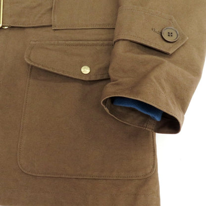 【中古】エキップセッタンタ equipe’70 コットン キルティングライナー付き ミリタリージャケット ブラウン【 46 】【 状態ランクB 】【 メンズ 】