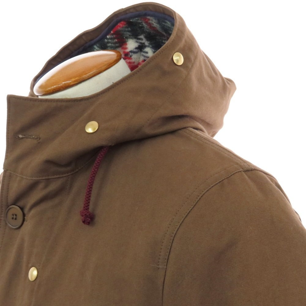 【中古】エキップセッタンタ equipe’70 コットン キルティングライナー付き ミリタリージャケット ブラウン【 46 】【 状態ランクB 】【 メンズ 】