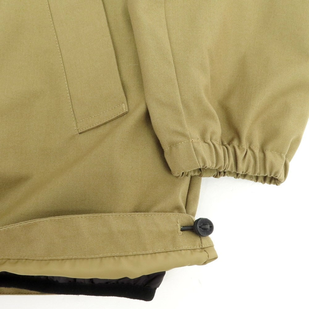 【中古】タイオン TAION SHIPS別注 ポリエステルレーヨン 3WAY ダウンジャケット カーキ【 L 】【 状態ランクB 】【 メンズ 】