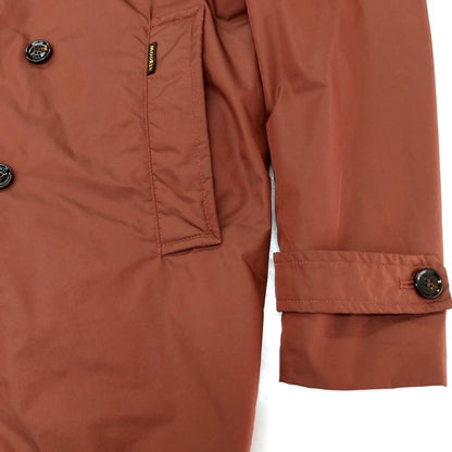 【中古】ムーレー MOORER MORANDI ポリエステル ダブルブレストコート ワインレッド【サイズ44】【 状態ランクC 】【 メンズ 】