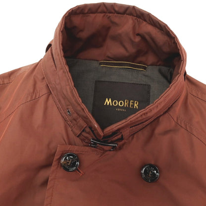 【中古】ムーレー MOORER MORANDI ポリエステル ダブルブレストコート ワインレッド【サイズ44】【 状態ランクC 】【 メンズ 】