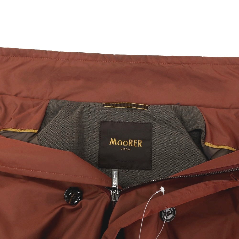 【中古】ムーレー MOORER MORANDI ポリエステル ダブルブレストコート ワインレッド【サイズ44】【 状態ランクC 】【 メンズ 】