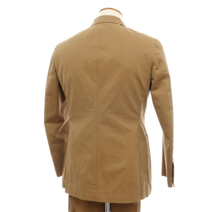 【中古】ビームスエフ BEAMS F コットン ダブルスーツ ライトブラウン系【 46 】【 状態ランクB 】【 メンズ 】 []