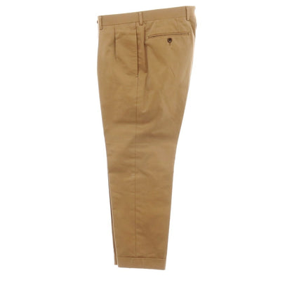 【中古】ビームスエフ BEAMS F コットン ダブルスーツ ライトブラウン系【 46 】【 状態ランクB 】【 メンズ 】 []