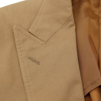 【中古】ビームスエフ BEAMS F コットン ダブルスーツ ライトブラウン系【 46 】【 状態ランクB 】【 メンズ 】 []