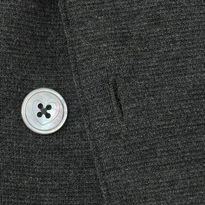 【中古】クルチアーニ CRUCIANI ウール ショールカラー ダブル6B カーディガン ダークグレー【 46 】【 状態ランクB 】【 メンズ 】