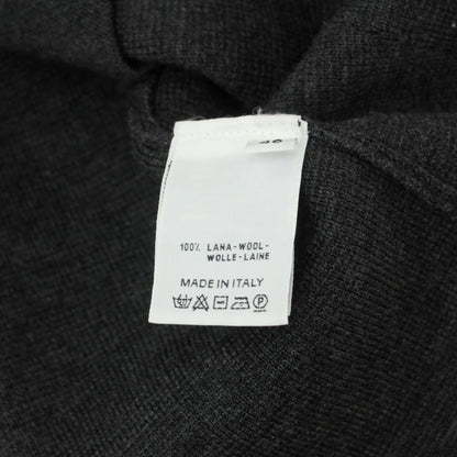 【中古】クルチアーニ CRUCIANI ウール ショールカラー ダブル6B カーディガン ダークグレー【 46 】【 状態ランクB 】【 メンズ 】