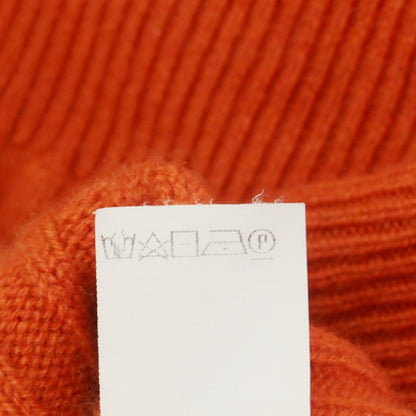 【中古】ブルネロクチネリ Brunello Cucinelli カシミヤ クルーネック リブ プルオーバーニット オレンジ【 46 】【 状態ランクB 】【 メンズ 】