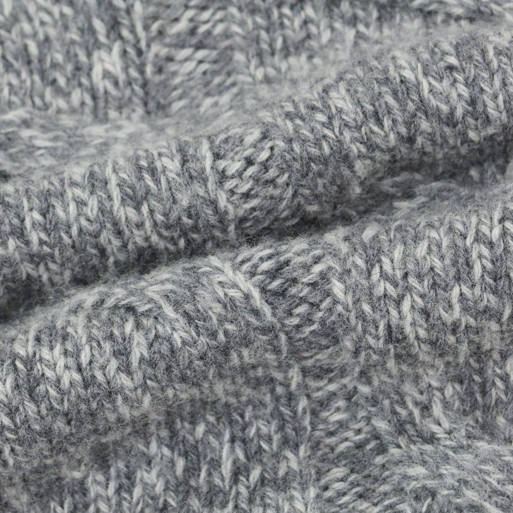 【中古】グランサッソ GRAN SASSO ウール タートルネック プルオーバーニット グレー【 48 】【 状態ランクC 】【 メンズ 】