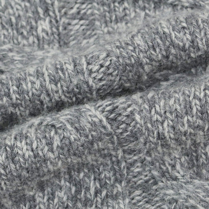 【中古】グランサッソ GRAN SASSO ウール タートルネック プルオーバーニット グレー【 48 】【 状態ランクC 】【 メンズ 】