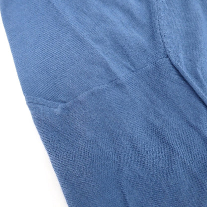 【中古】ジョンスメドレー JOHN SMEDLEY ハイゲージ シーアイランドコットン 半袖 ポロニット ダルブルーxネイビー【サイズS】【 状態ランクC 】【 メンズ 】