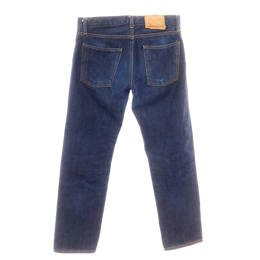 【中古】リゾルト RESOLUTE 712 コットン デニムパンツ ジーンズ ネイビー【 31 】【 状態ランクC 】【 メンズ 】