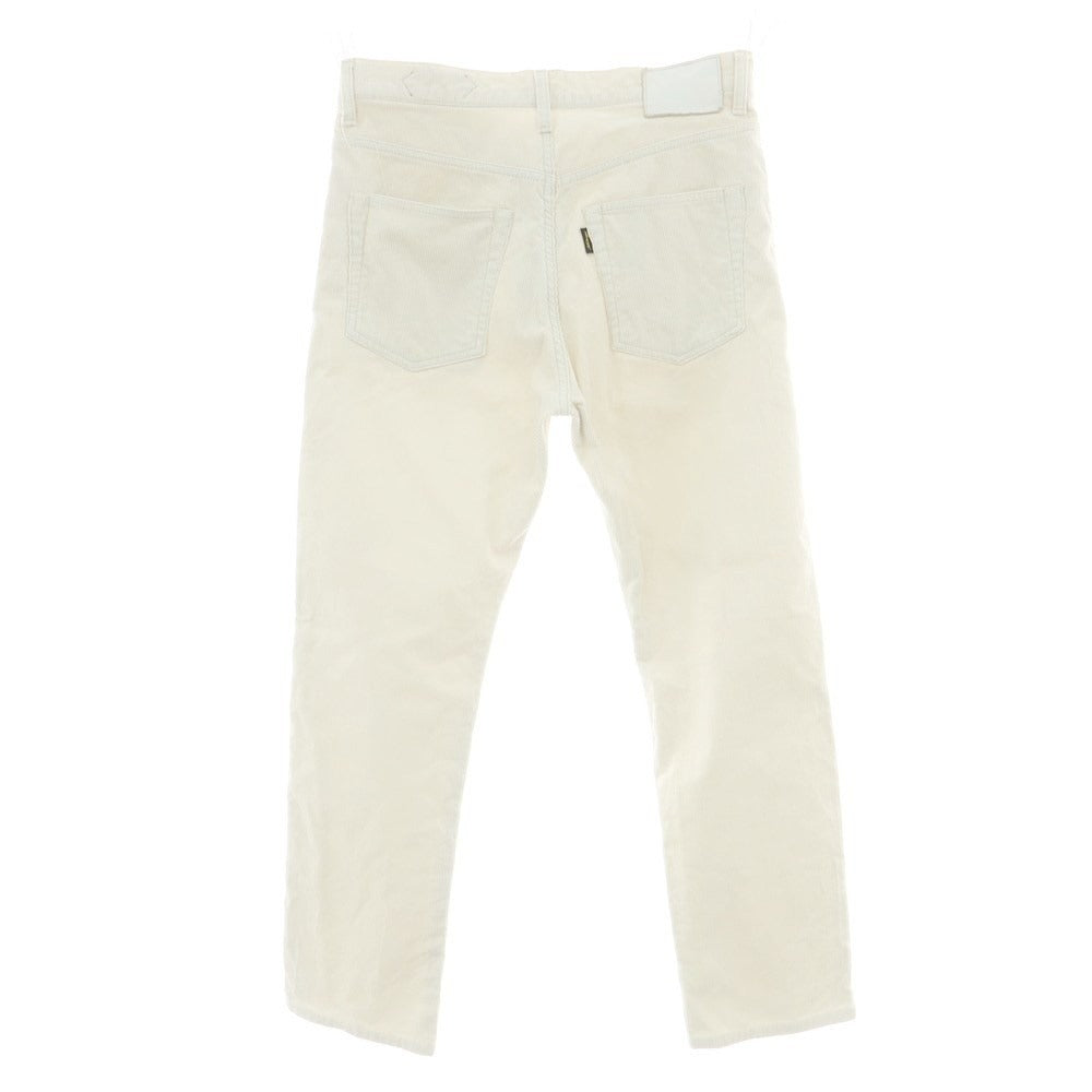 【中古】オーベルジュ AUBERGE Brilla per il gusto別注 コットンポリエステル コーデュロイパンツ オフホワイト【 40 】【 状態ランクC 】【 メンズ 】