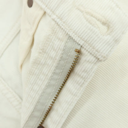 【中古】オーベルジュ AUBERGE Brilla per il gusto別注 コットンポリエステル コーデュロイパンツ オフホワイト【 40 】【 状態ランクC 】【 メンズ 】