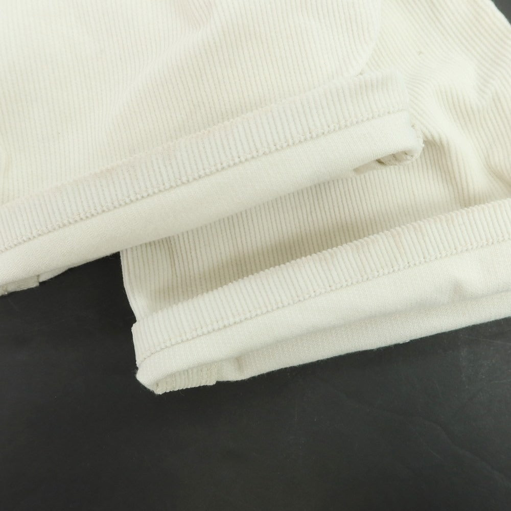 【中古】オーベルジュ AUBERGE Brilla per il gusto別注 コットンポリエステル コーデュロイパンツ オフホワイト【 40 】【 状態ランクC 】【 メンズ 】