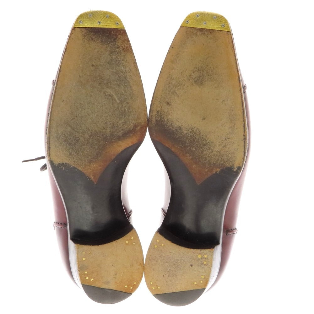 【中古】ガジアーノ＆ガーリング GAZIANO &amp; GIRLING GABLE ドレスシューズ バーガンディ【 6E 】【 状態ランクB 】【 メンズ 】