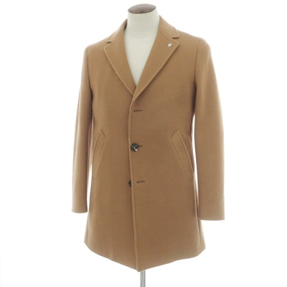 【中古】マニュエル リッツ MANUEL RITZ アクリルポリエステルウール チェスターフィールドコート キャメル【 50 】【 状態ランクA 】【 メンズ 】