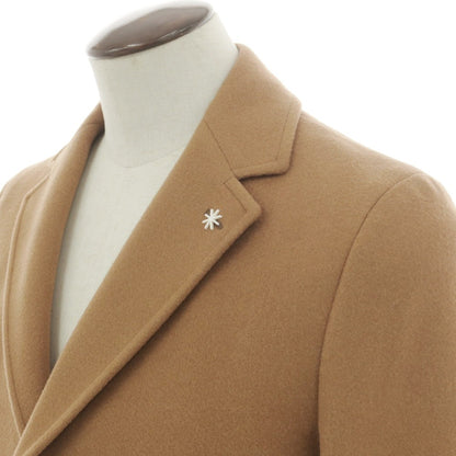 【中古】マニュエル リッツ MANUEL RITZ アクリルポリエステルウール チェスターフィールドコート キャメル【 50 】【 状態ランクA 】【 メンズ 】