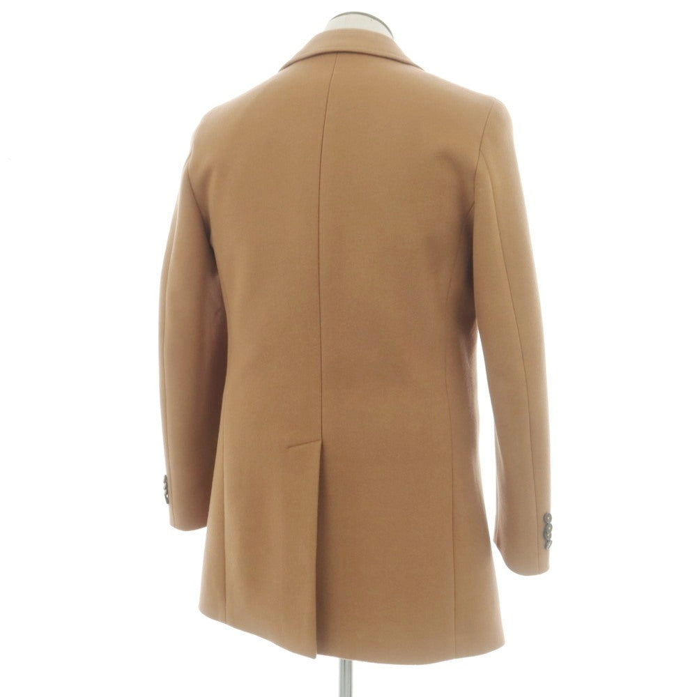 【中古】マニュエル リッツ MANUEL RITZ アクリルポリエステルウール チェスターフィールドコート キャメル【サイズ50】【 状態ランクA 】【 メンズ 】[CPD]