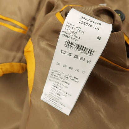 【中古】マニュエル リッツ MANUEL RITZ アクリルポリエステルウール チェスターフィールドコート キャメル【 50 】【 状態ランクA 】【 メンズ 】