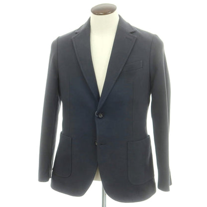 【中古】チルコロ1901 CIRCOLO 1901 コットン ジャージー 2B カジュアルジャケット ネイビー【 50 】【 状態ランクB 】【 メンズ 】