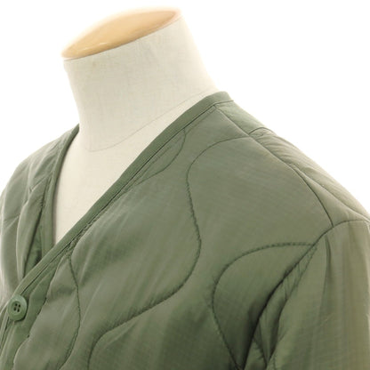 【中古】シーディージー ＣＤＧ × Alpha ナイロン 中綿入り キルティングブルゾン グリーン【 S 】【 状態ランクD 】【 ユニセックス 】